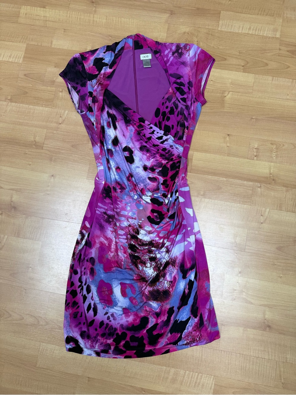 Cache Hot Pink & Purple Dress